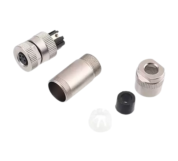 M8ストレートメスメタル組立プラグ（ネジ端子）