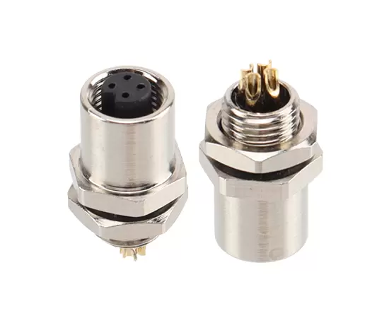 M5女性フロントマウントソケット（はんだ）