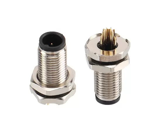 M5男性バックマウントソケット（はんだ）