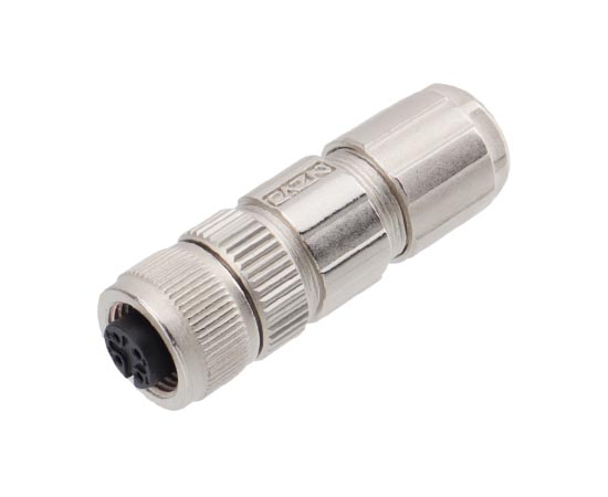 M12ストレートメスメタルアセンブルプラグ（はんだ）