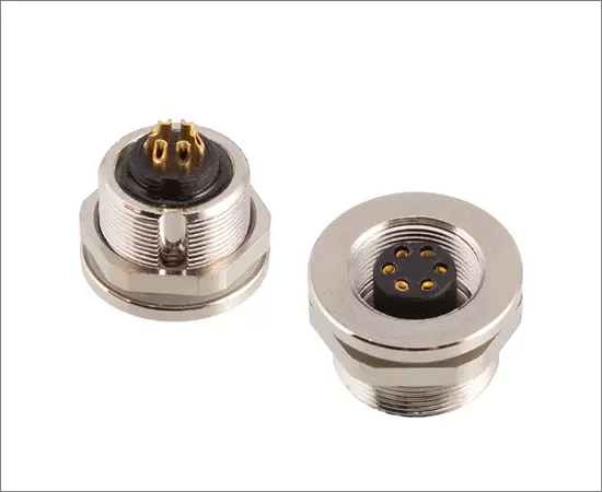 M9女性フロントマウントソケット（はんだ）