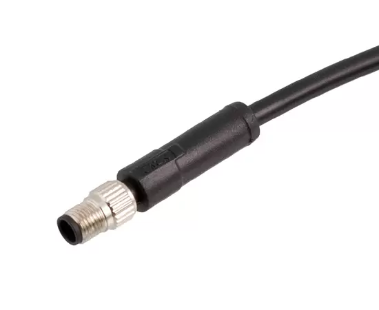 M5ストレートオスオーバーモールドプラグ