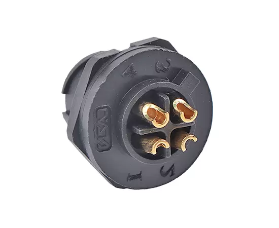 E10男性バックマウントはんだレセプタクル（銃剣）