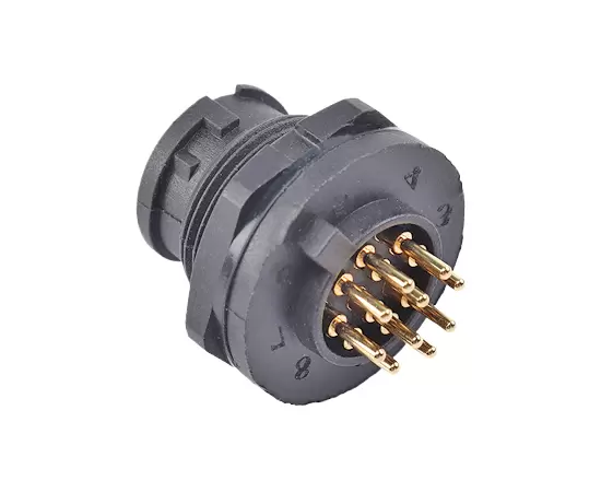 E10オスバックマウントPCBレセプタクル（銃剣）