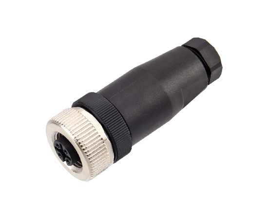 M12ストレートメスプラスチック組み立てプラグ（ネジ）