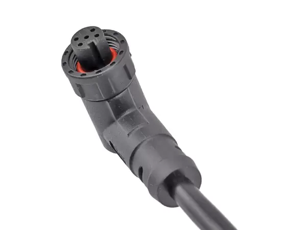 E7直角雌のオーバーモールドプラグ（スレッド）