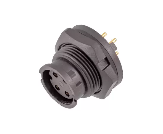 E10メスバックマウントPCBレセプタクル（銃剣）