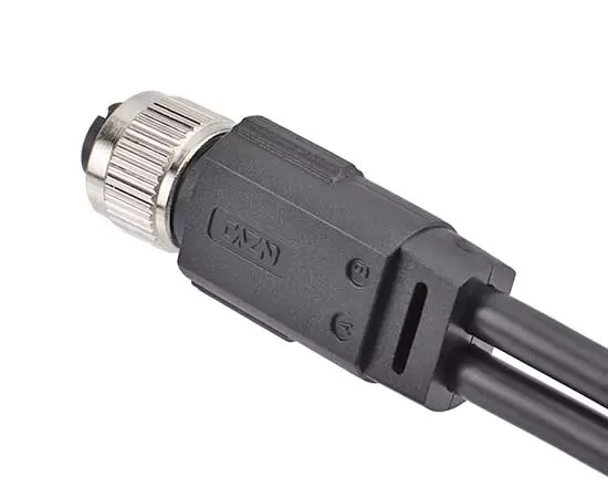 M12メス1〜2オーバーモールドプラグ