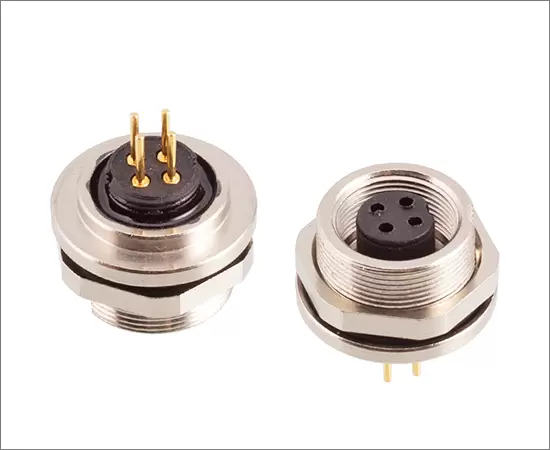 M9メスバックマウントソケット（PCB）