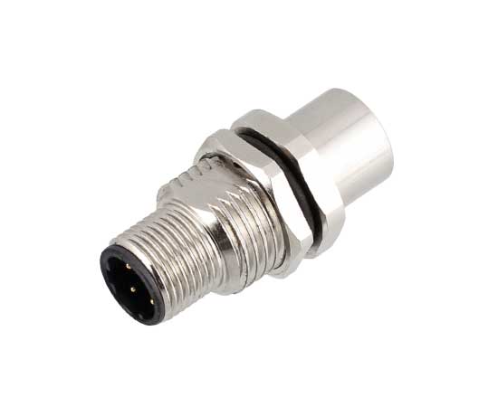 M12 Iタイプアダプター（M12-M12、PS、メタルスタイル）