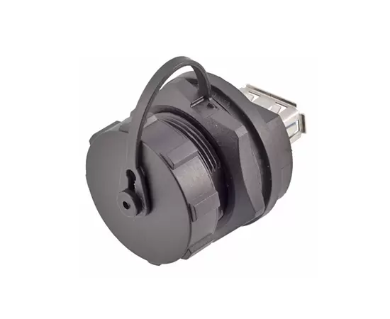 USBの女性から女性バックマウントレセプタクル（スレッド）