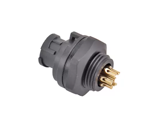 E7オスフロントマウントはんだレセプタクル（銃剣）