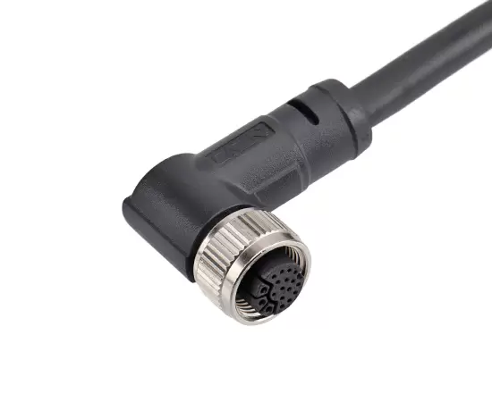 M14角度のある雌のオーバーモールドプラグ