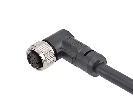 M14角度のある雌のオーバーモールドプラグ