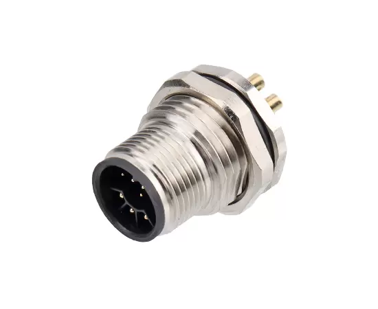 M14男性バックマウントソケット（はんだ、ネジM17x1.5）