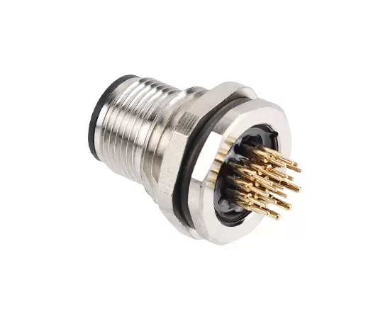 M14男性バックマウントソケット（PCB）