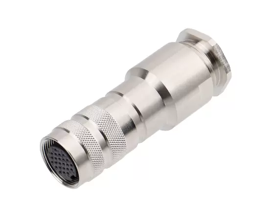 M16ストレートメスメタルアセンブルプラグ（はんだ）