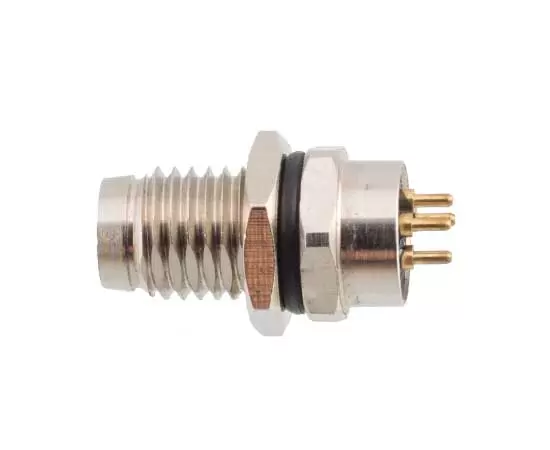 M8オスバックマウントソケット（PCB、ネジM8*1、金属界面）