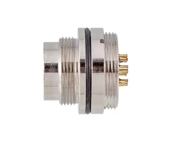 M16男性フロントマウントソケット（はんだ、ネジM18*0.75）