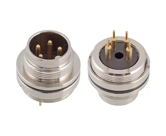 M16男性フロントマウントソケット（PCB、ネジM18*0.75）