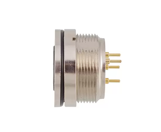 M16女性フロントマウントソケット（PCB、ネジM18*0.75）