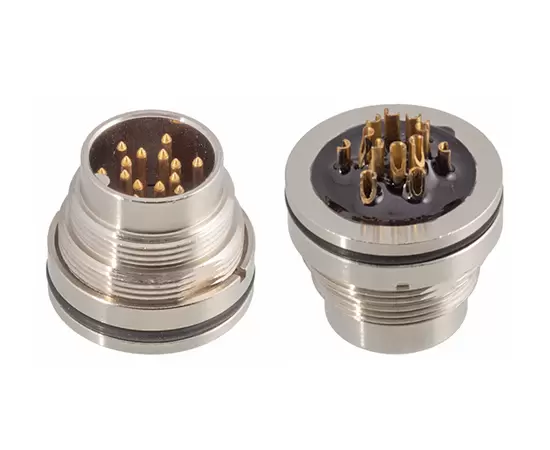 M16男性バックマウントソケット（はんだ、ネジM18*0.75）