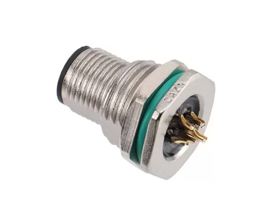 M12亜鉛合金シェルバックマウントソケットはんだネジM16*1.5/PG9