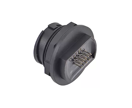 E16 EUSBメスバックマウントPCBレセプタクル（銃剣）