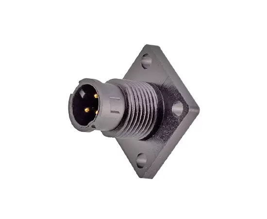 E7男性フランジタイプはんだレセプタクル（銃剣）