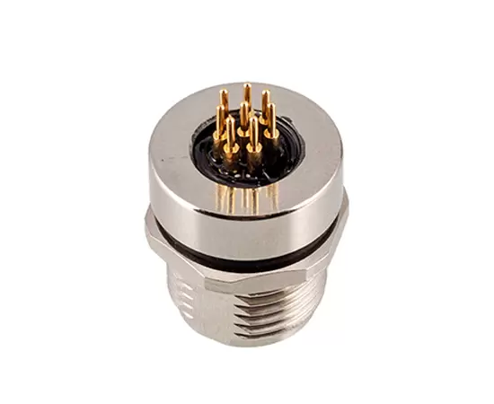 M8メスバックマウントソケット（PCB、ネジM12*1）