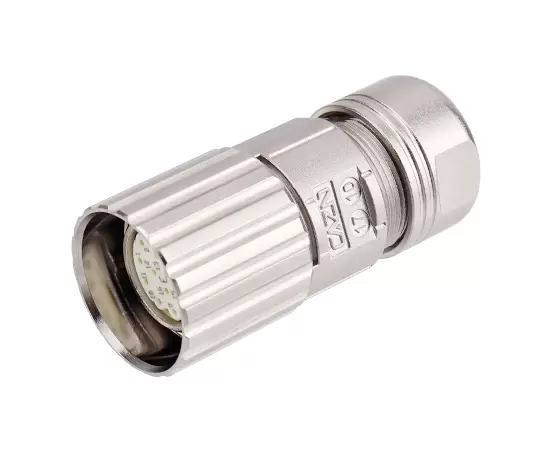 M623信号ストレートメスメタルアセンブルプラグ（クリンプ）