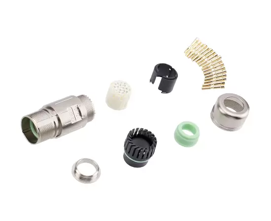 M623信号ストレート交配雄の金属組み立てプラグ（クリンプ）