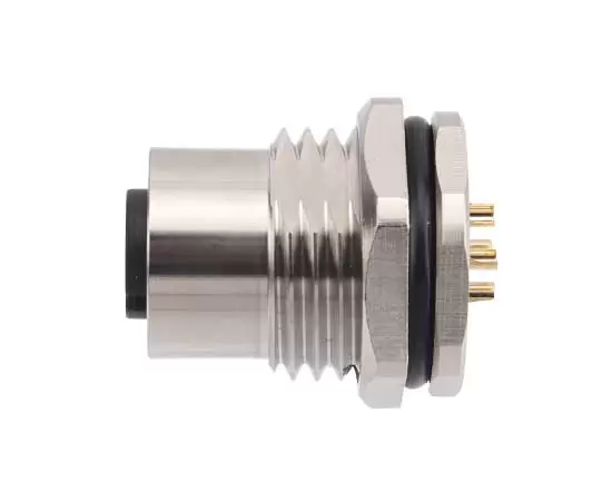 M12メスバックマウントソケットはんだねじM16*1.5/PG9