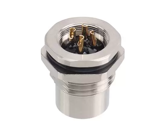 M12メスバックマウントソケットはんだねじM16*1.5/PG9