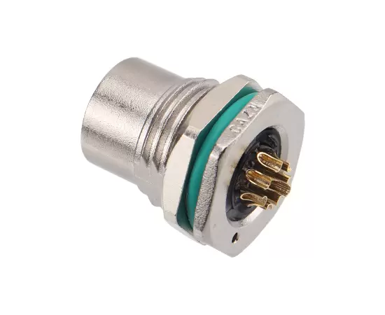 M12亜鉛合金シェルバックマウントソケットはんだネジM16*1.5/PG9