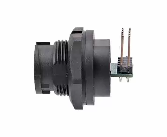 タイプCメスバックマウント角度のあるPCBレセプタクル（銃剣）