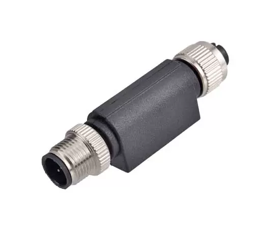 M12 Iタイプアダプター（M12-M12、PS、プラスチックスタイル）