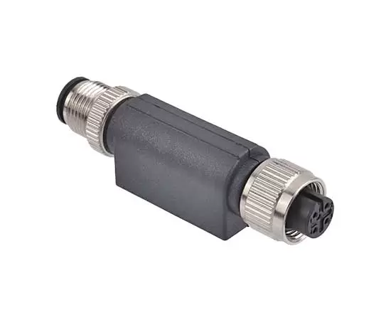 M12 Iタイプアダプター（M12-M12、PS、プラスチックスタイル）