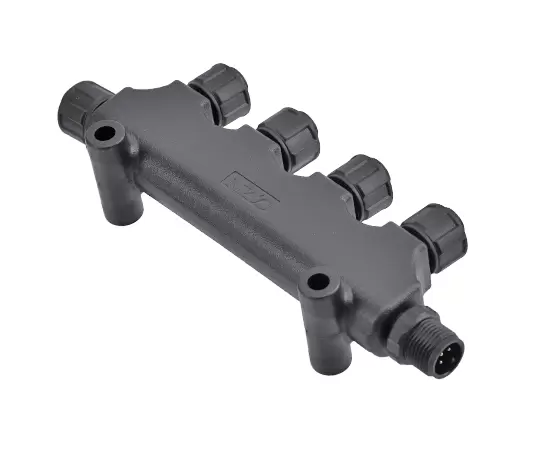 M12 Tタイプアダプター（PSSSS、プラスチックタイプ）