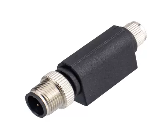 M12 I型アダプター（M12-M8、PS、プラスチックスタイル）