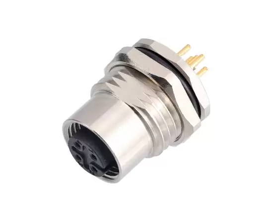 M12メスバックマウントソケット（PCB）M16*1.5/PG9