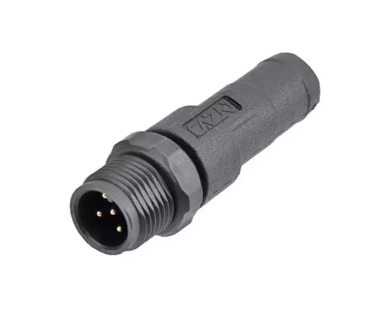 M12オスオームターミナルプラグ（120Ω、プラスチックタイプ）