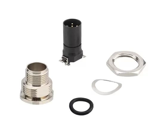 M12男性SMDタイプソケット