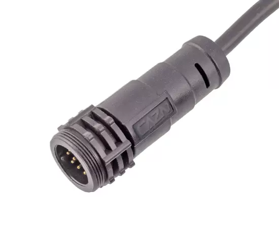 E13男性オーバーモールディングストレートプラグケーブル交配スタイル（スレッド）