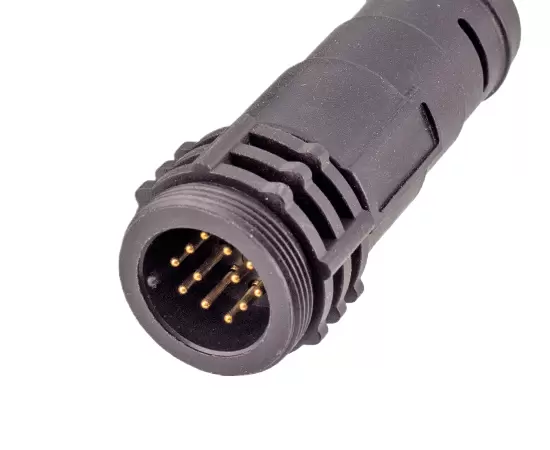 E13男性オーバーモールディングストレートプラグケーブル交配スタイル（スレッド）