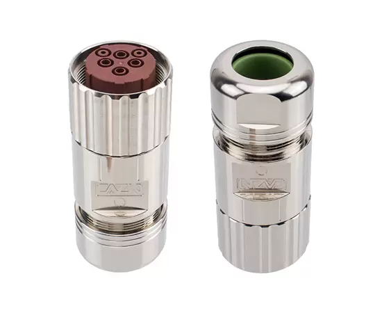 M40信号ストレートメスメタルアセンブルプラグ（クリンプ）