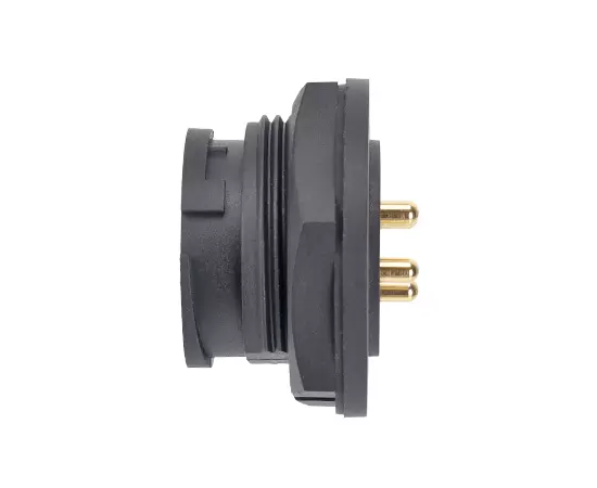 E16男性バックマウントPCBレセプタクル（銃剣）