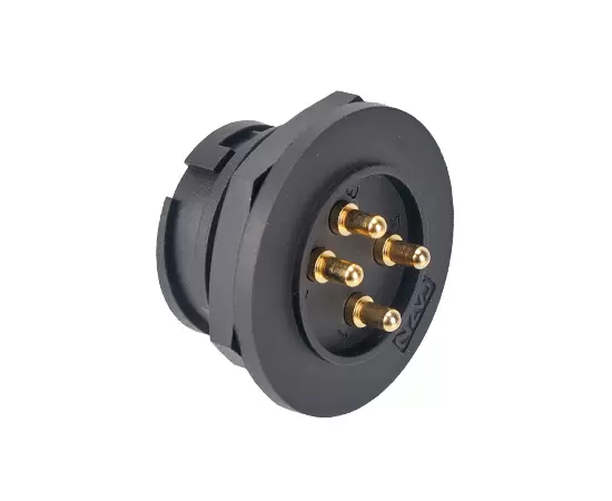 E16男性バックマウントPCBレセプタクル（銃剣）