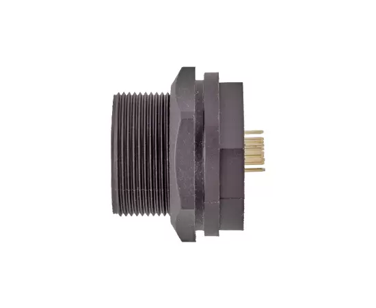 RJ45メスバックマウントPCBレセプタクル（ねじれ）