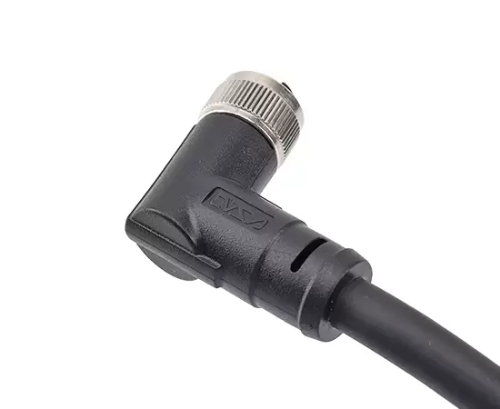 M12角度の雌プラスチックプラグ（パワータイプ）